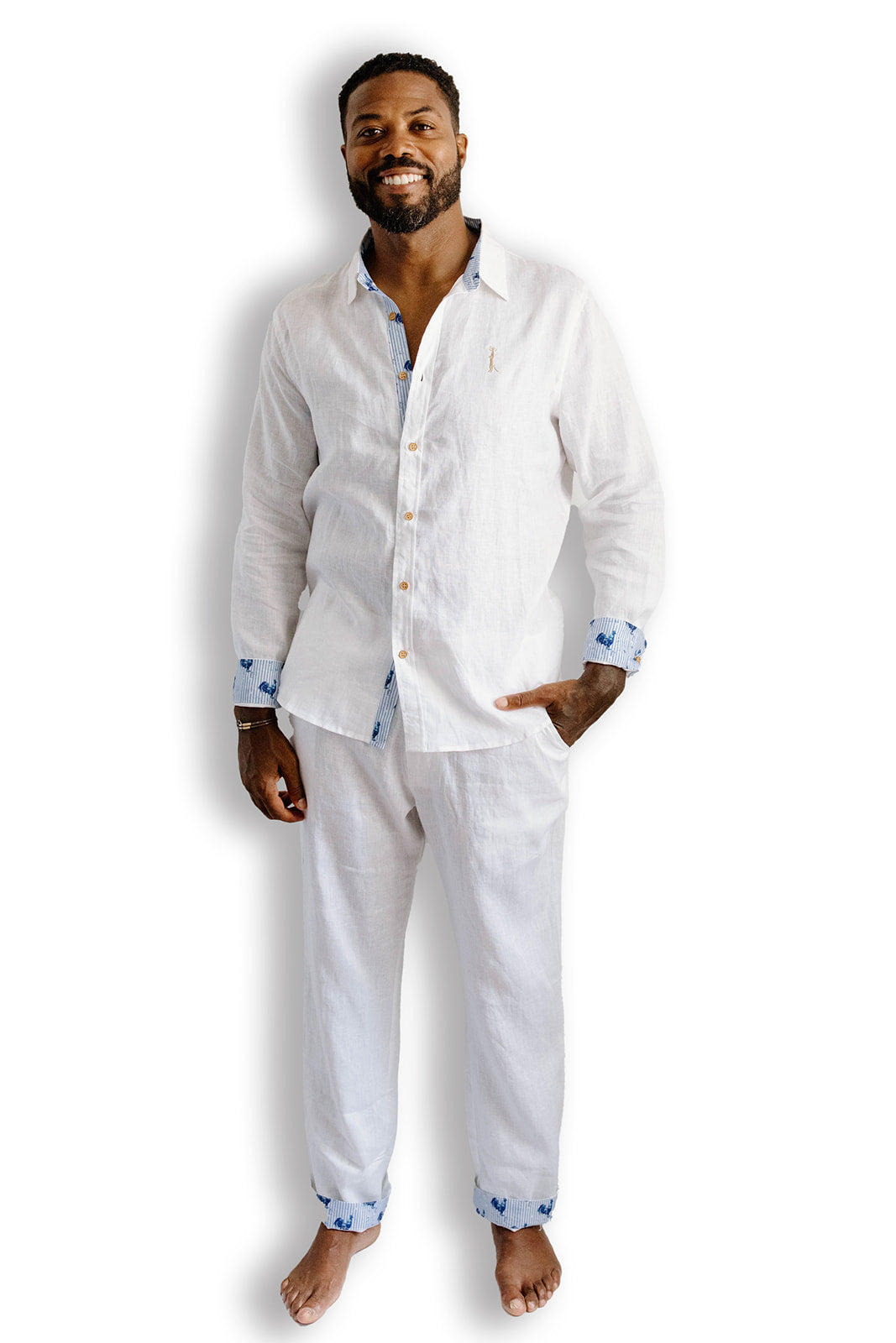 Linen Cuff Pant | Cox